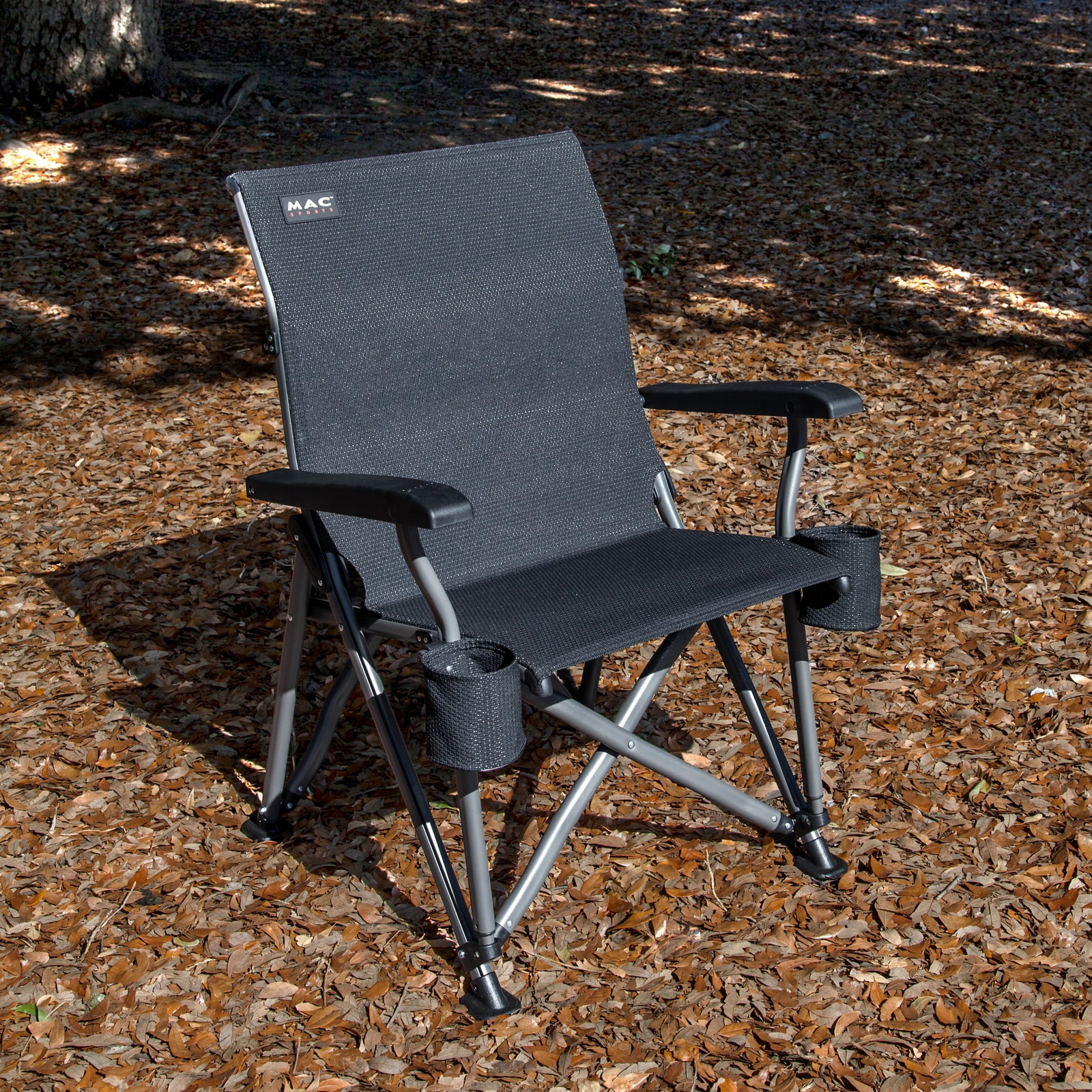 Mac Sports Heavy Duty Folding Portable Camp Chair, Aluminum, 375 lb Capacity NEW