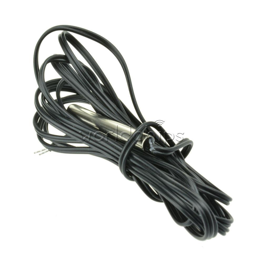 5Pcs NTC Thermistor Temperature Sensor 10K 1% 3435 Waterproof Probe 1.5M