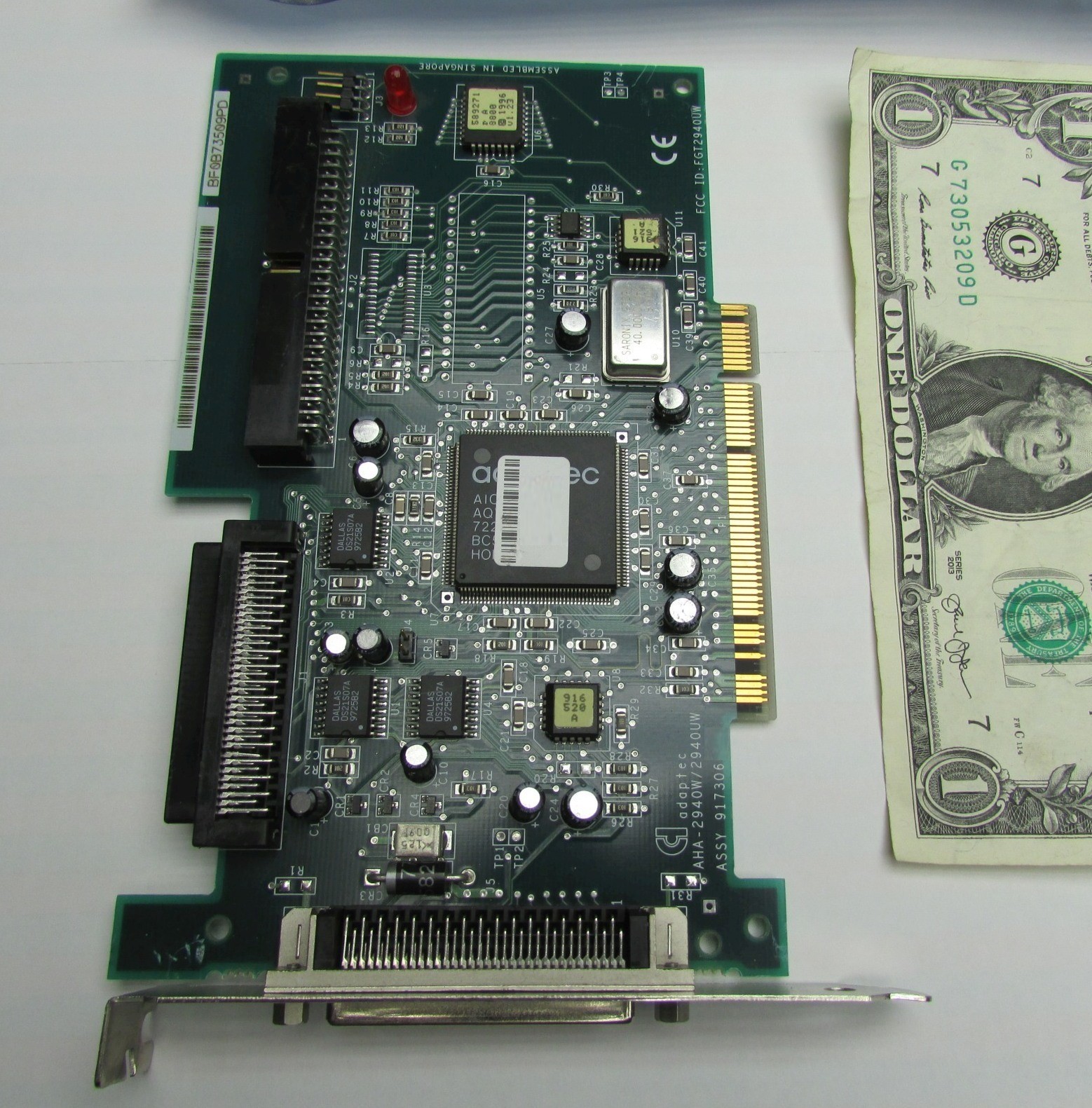New Adaptic Ultra Wide SCSI PCI Controller Cards AHA-2940W, AHA-2940UW Micron