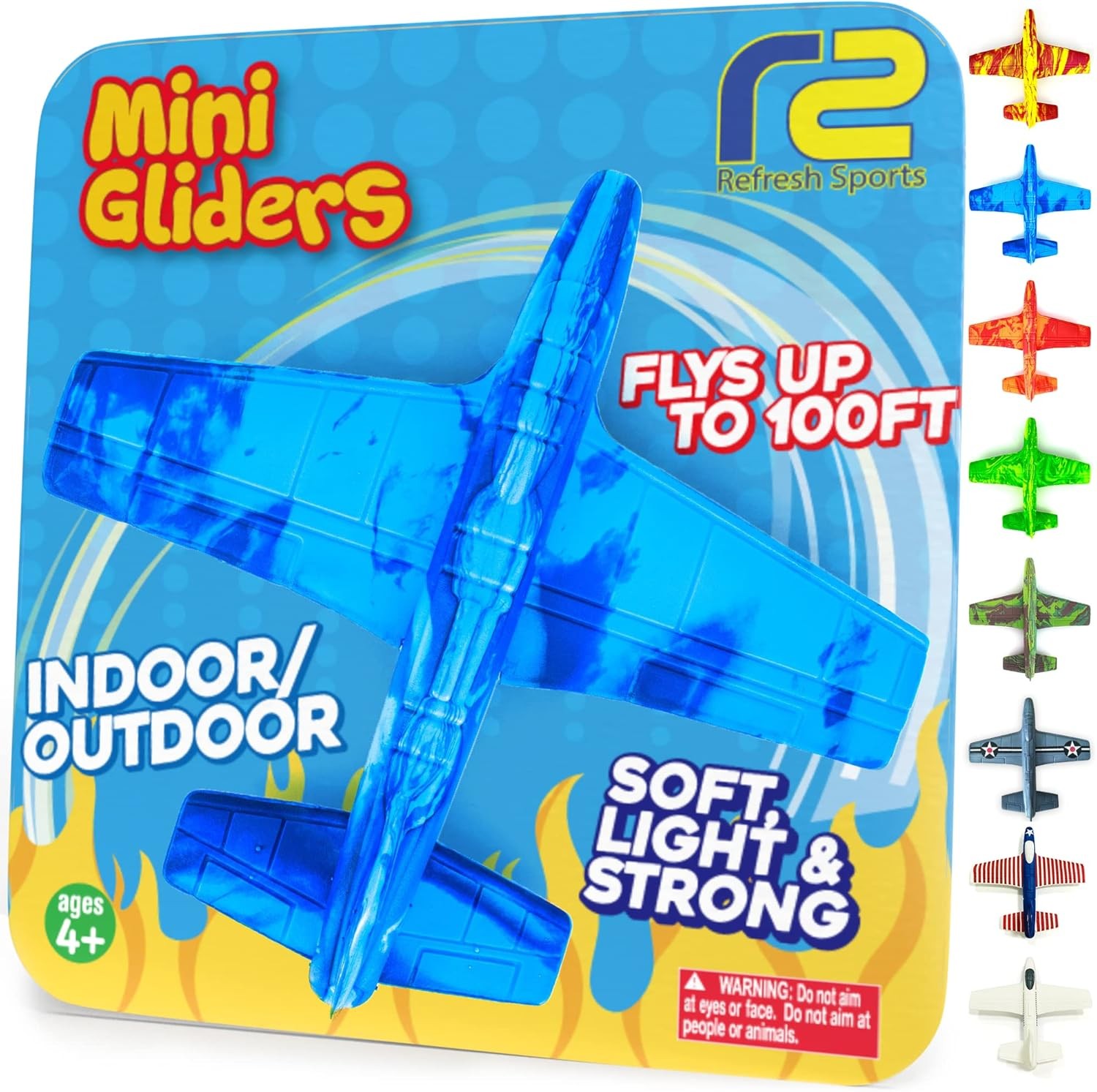 Airplane Toy Foam Airplanes for Kids - Best Stocking Stuffers for Boys & Girls -
