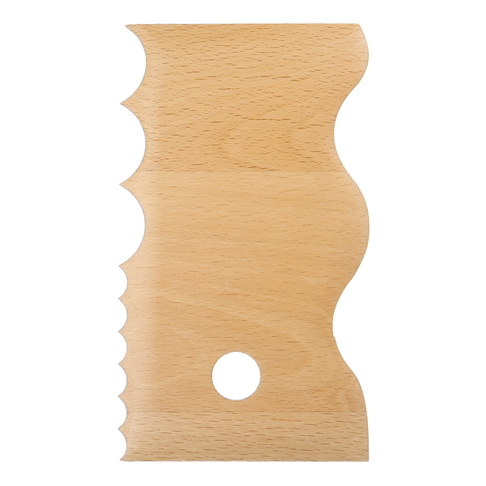 Pottery Ribs Trimming Tools Beech Pottery Profile Various Wave Design New