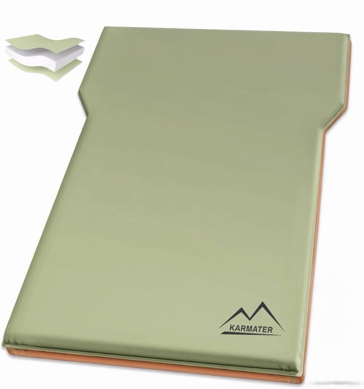 Self Inflating Car Sleeping Pad Memory Foam Camping Mattress with Pillow SUV Bed