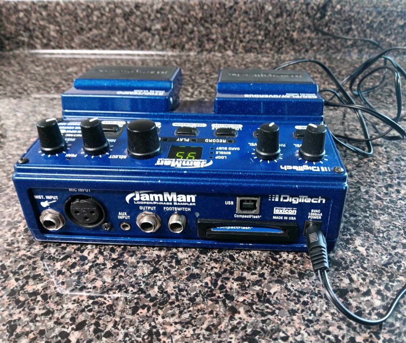 Digitech JamMan Stereo Looper Loop Phrase Sampler Guitar Effects Ped Pedal