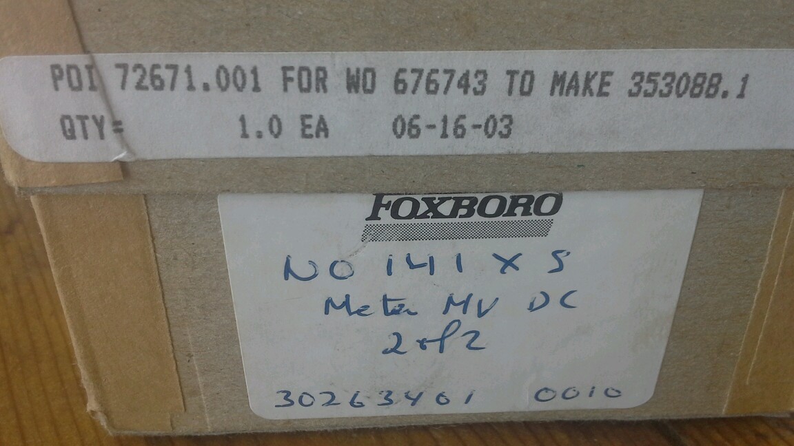 Foxboro N0141XS 0-100 % Meter