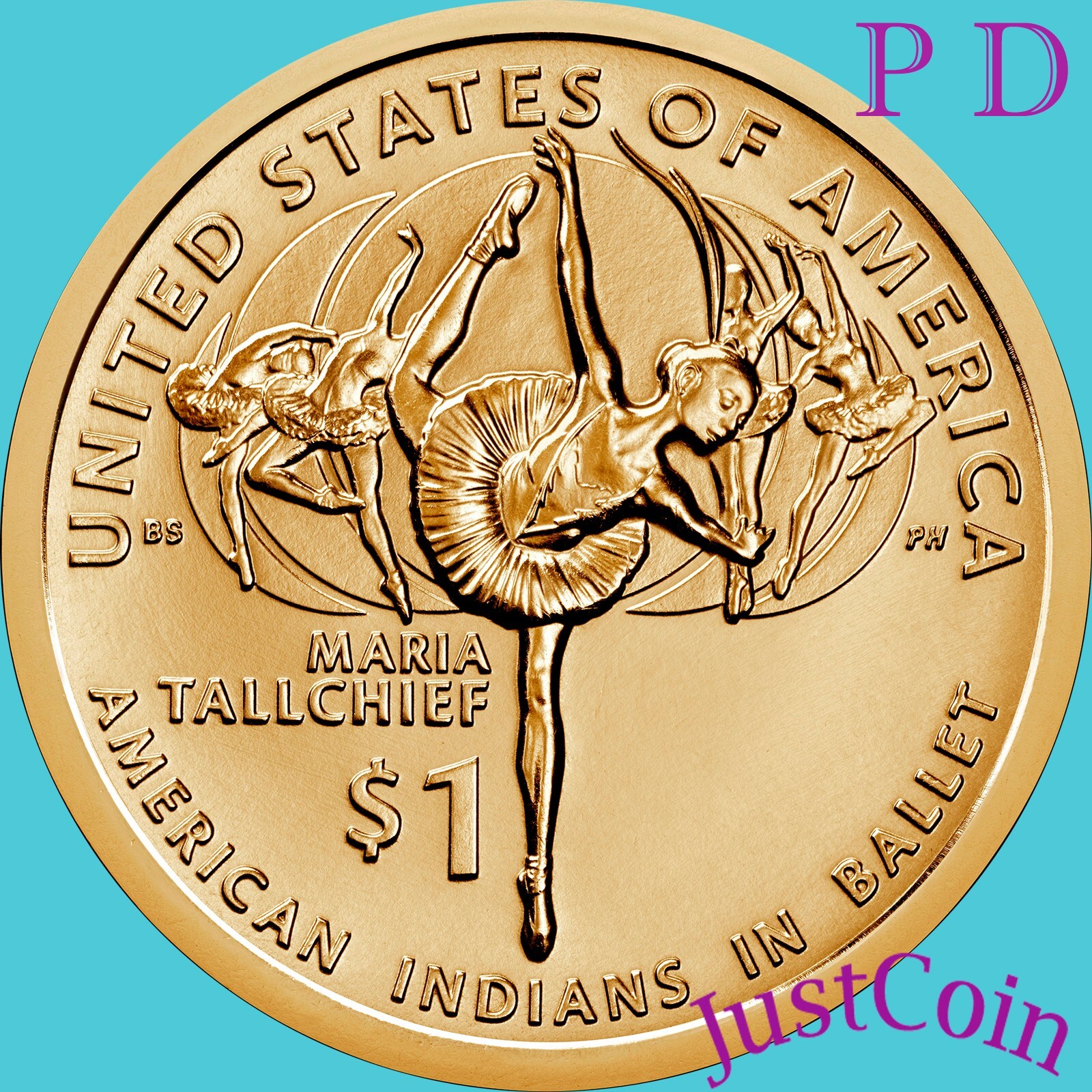 2023 P&D NATIVE AMERICAN INDIANS IN BALLET TWO UNCIRCULATED DOLLAR SET