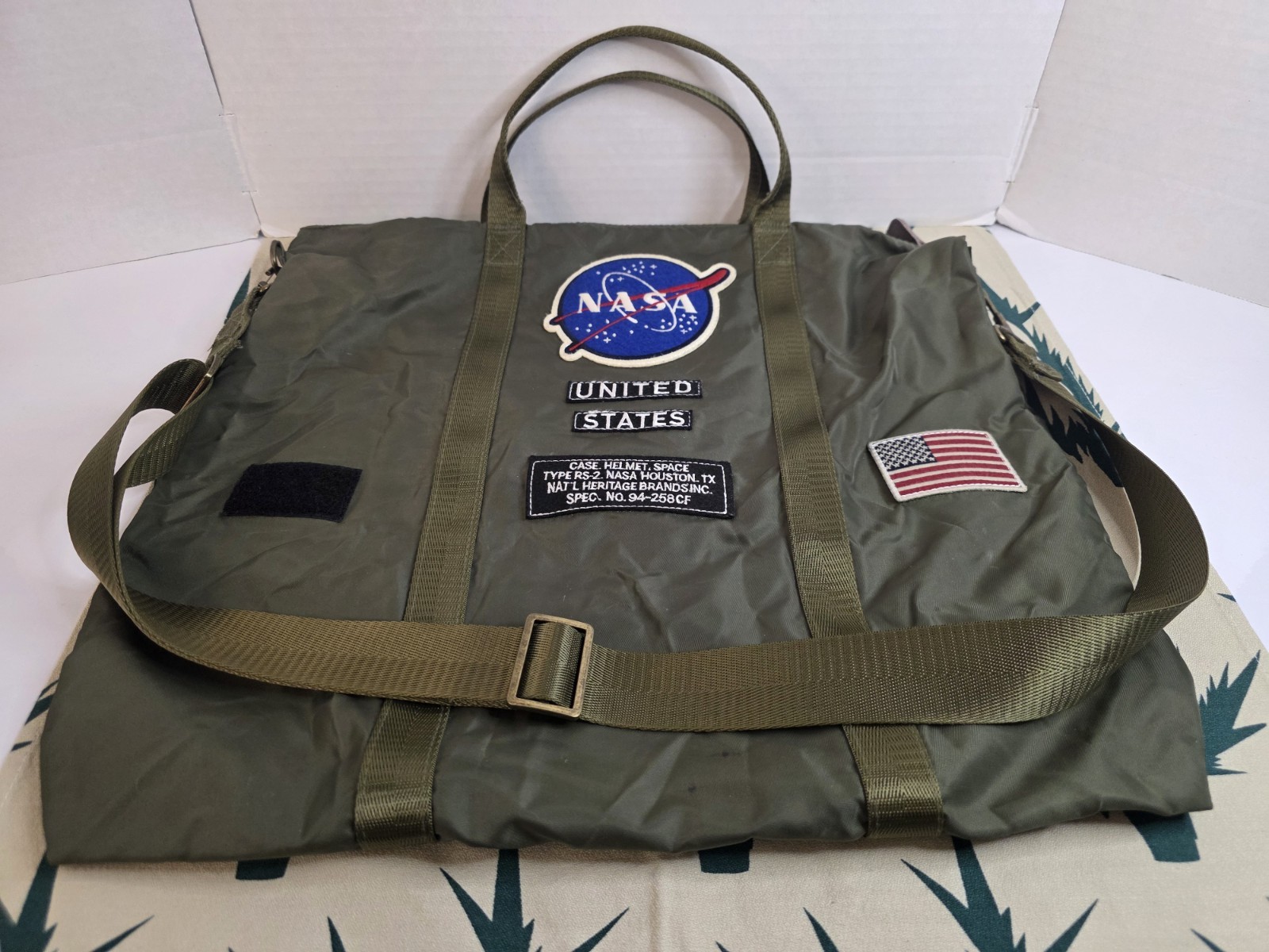 Red Canoe NASA Helmet Bag, Olive Green