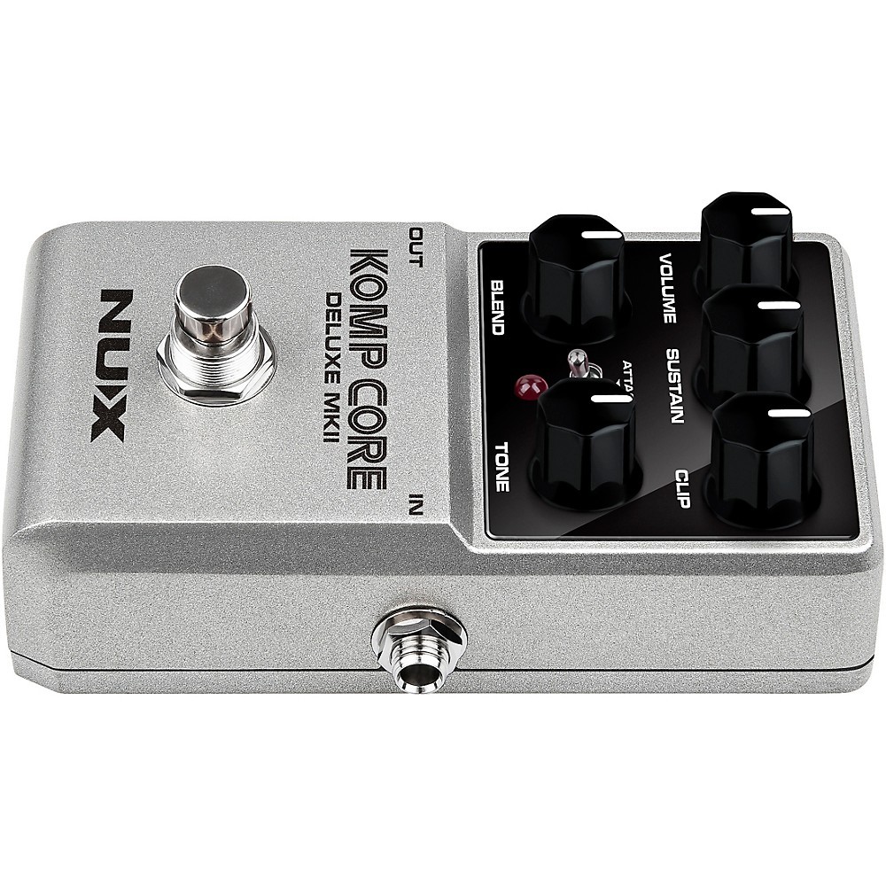 NUX Komp Core Deluxe MKII Compressor Effects Pedal Silver