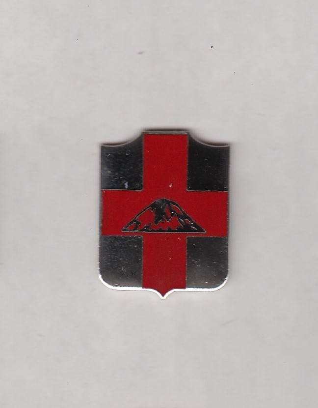 US ARMY MEDICAL 56th MEDICAL BATTALION AIRBORNE crest DUI badge c/b S-38