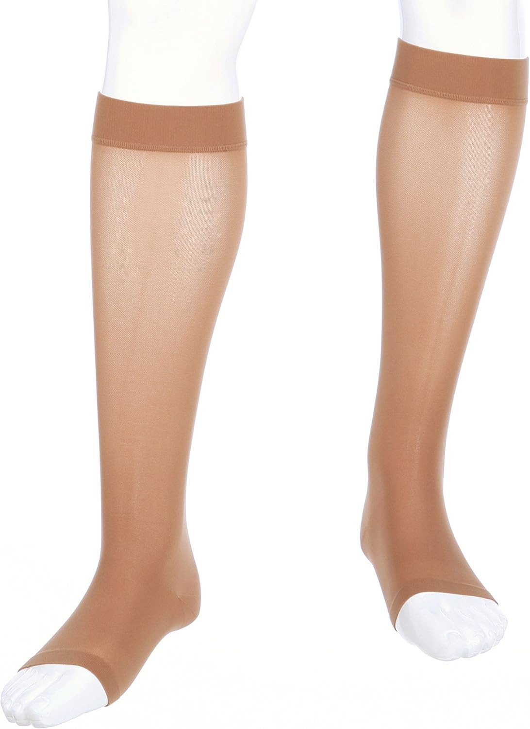 Mediven Assure Calf High, Open Toe, (Size: L) 30-40mmHg Beige