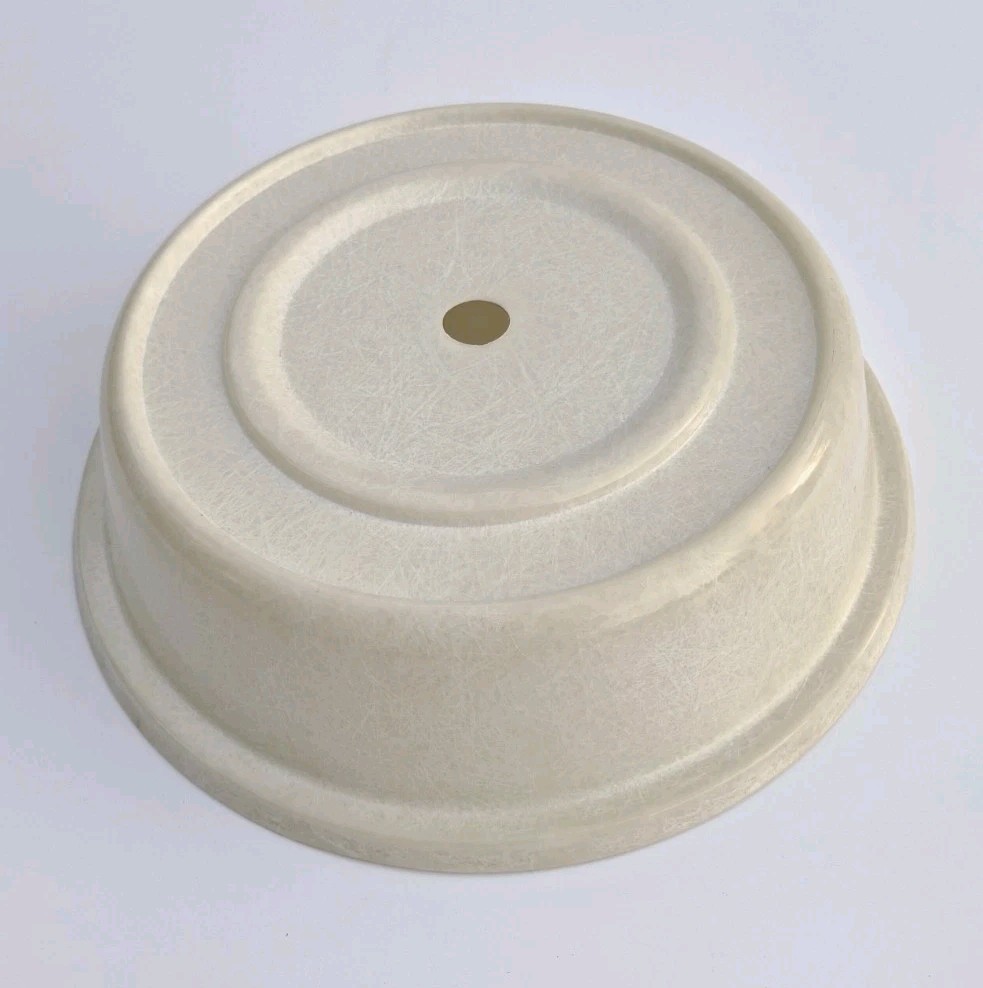 Cambro 10" Versa Camcover Round Plate Cover - Fiberglass- Microwave- Cool Touch