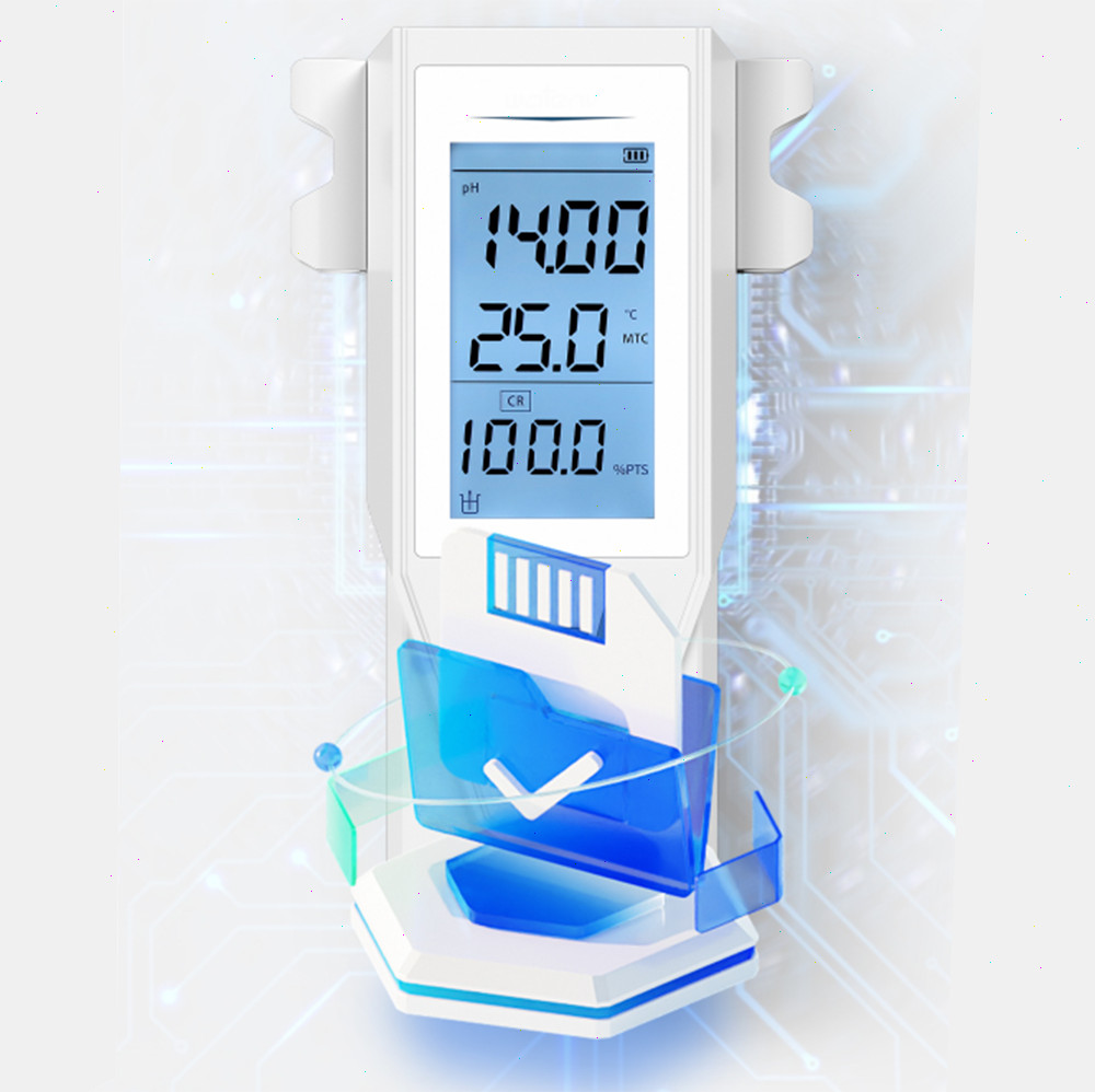 Digital Conductivity Meter with Conductivity Solution 500 Groups Data Storage
