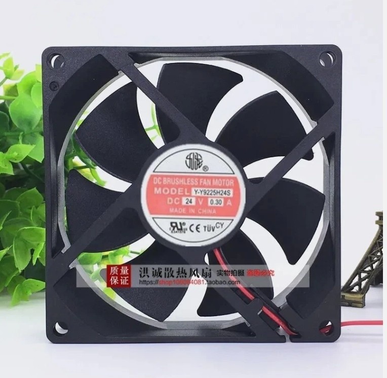 Y-Y9225H24S 9CM 24V 0.30A 9225 electric welding machine air volume inverter fan