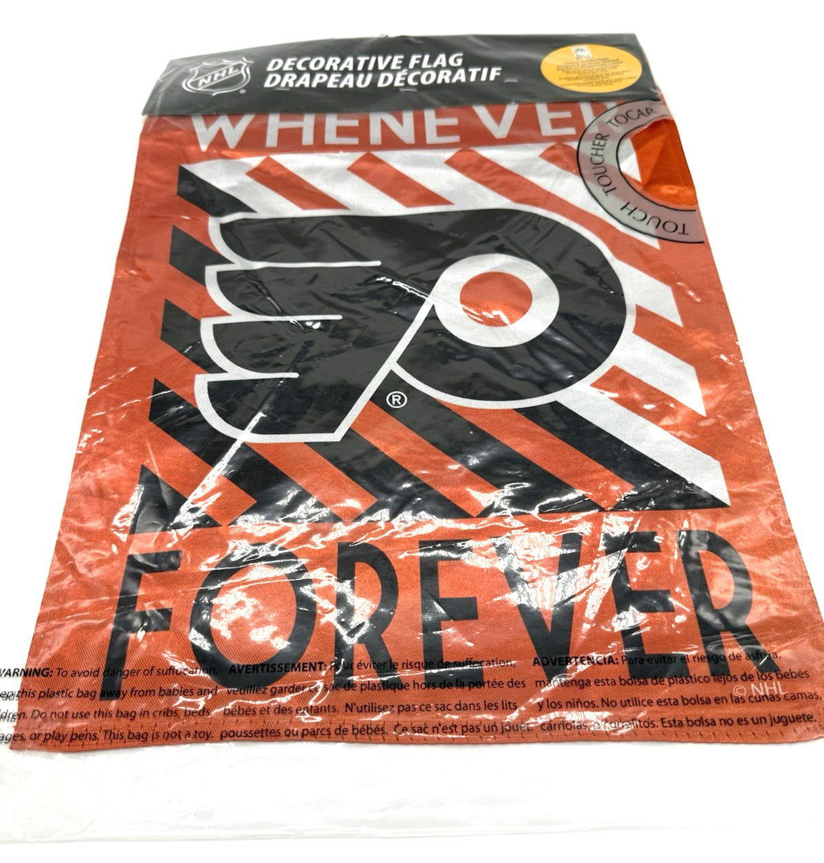 Philadelphia Flyers Forever Fan Suede Garden Flag 12.5" x 18" Team Sports NHL