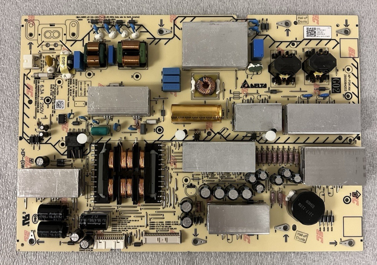 Genuine Sony 1-006-108-31 G02Q Power Supply Board for XR-65X95J 100610831