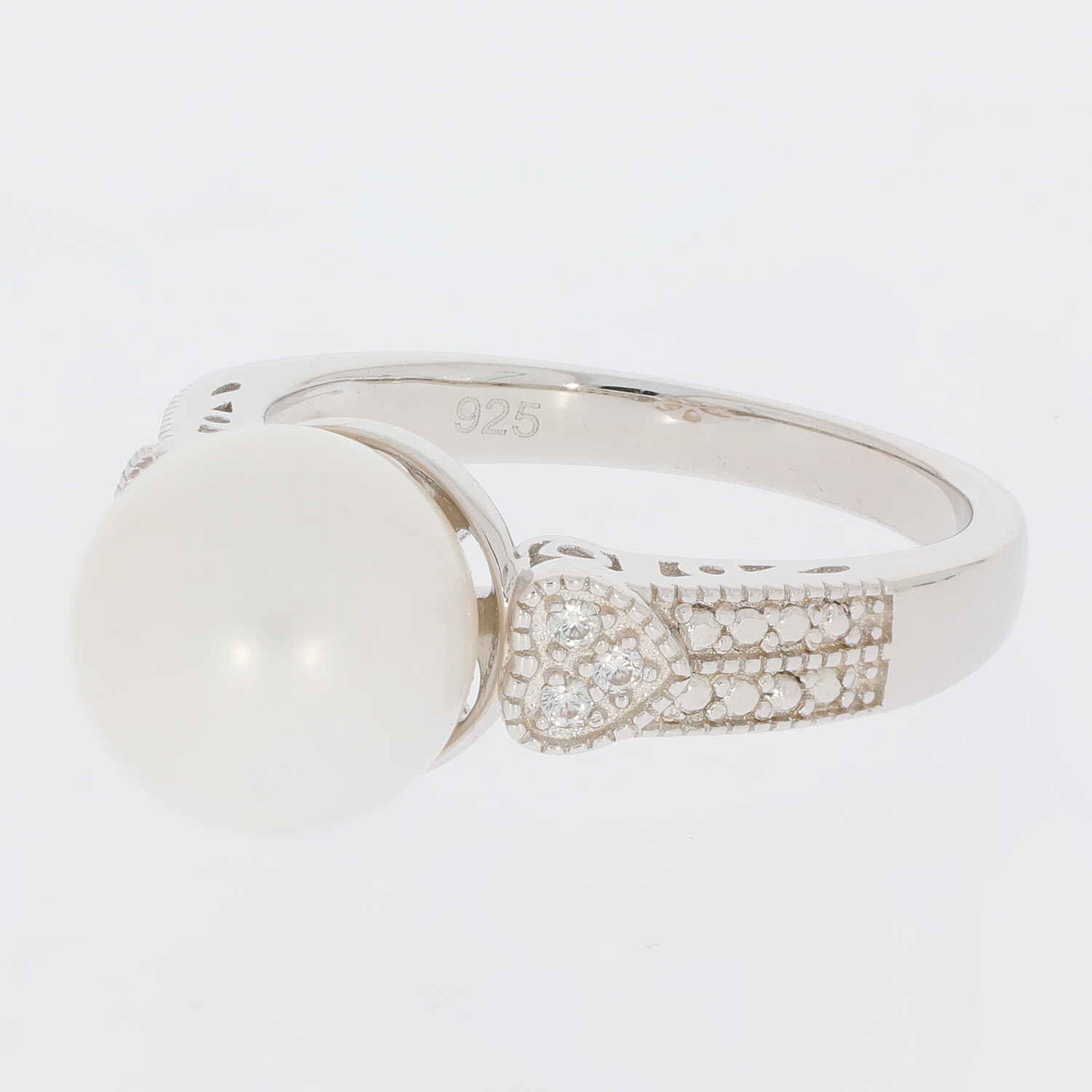 Sterling Silver Semi Mount Ring Setting Round RD 10x10mm