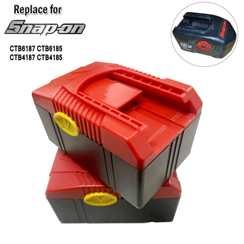 2 Pack 5.0Ah Battery for Snap on 18V Lithium CTB6187 CTB6185 CTB4187 CTB4185