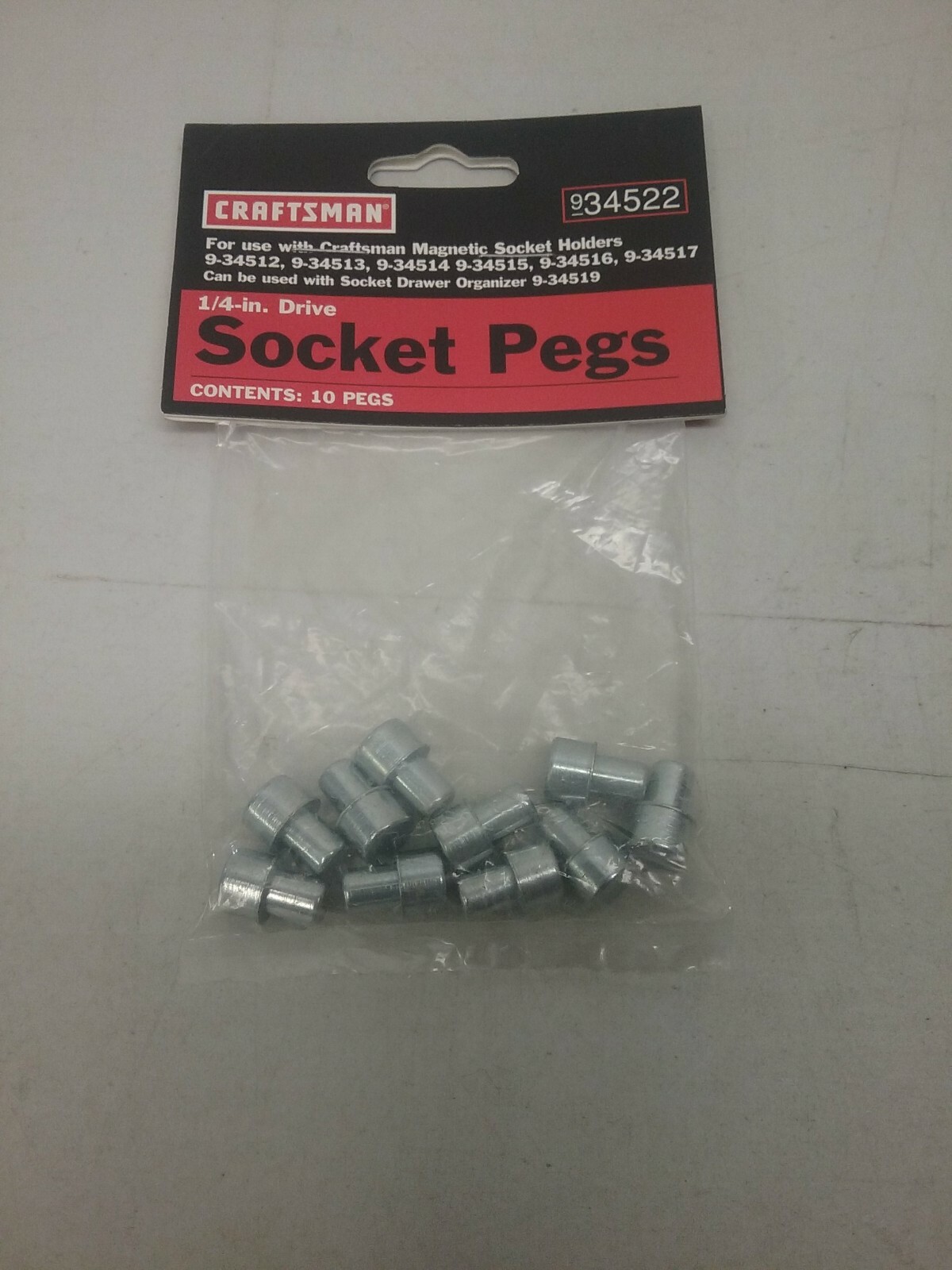 934522 Craftsman 1/4" Drive Socket Pegs Made In USA