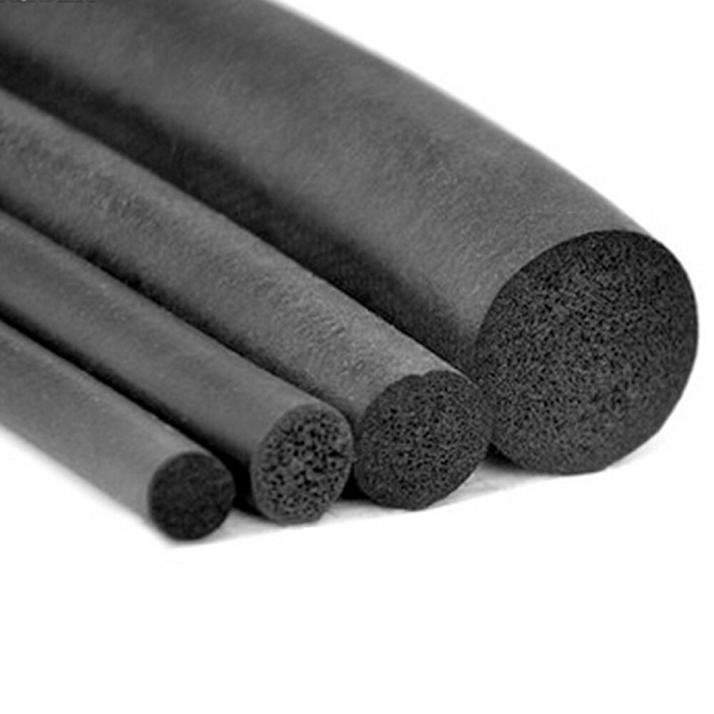 1/5-meter Solid EPDM Rubber Round Rod O-ring With Non Foaming Diameter of 3-20mm