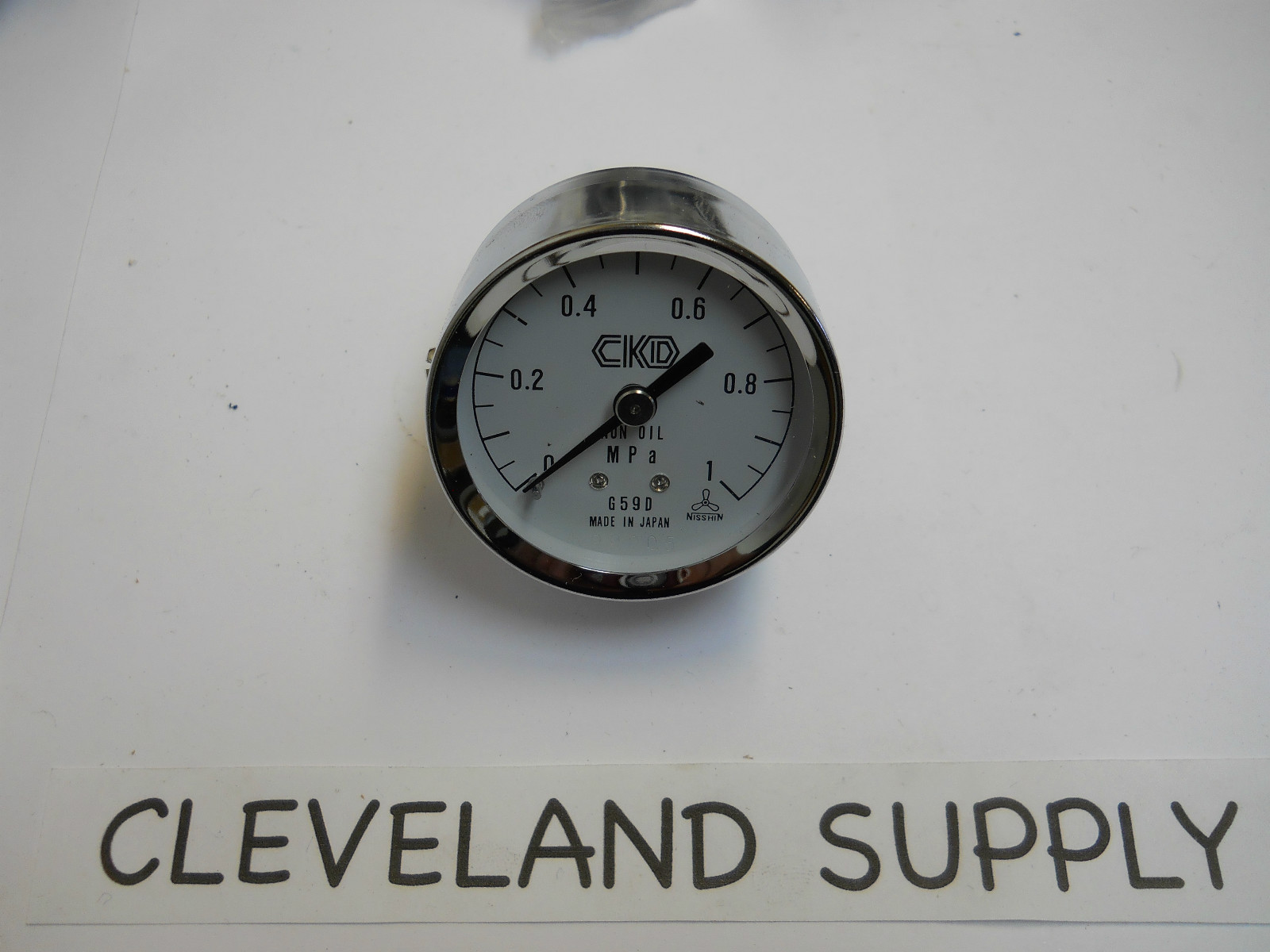 CKD 659D GAUGE  0-1 MPA BACK MOUNT  NEW CONDITION / NO BOX