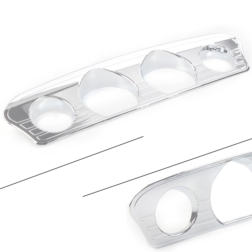 Tri Line Gauge Trim Cover for Harley Touring Electra Street Glide Ultra 2014-23