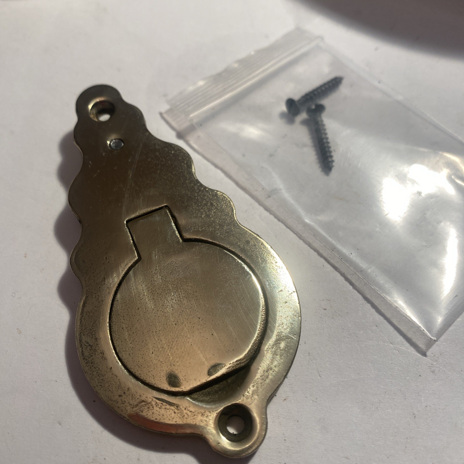 CVA Hawken Sidelock Muzzleloader Rifle Brass Patchbox With Screws