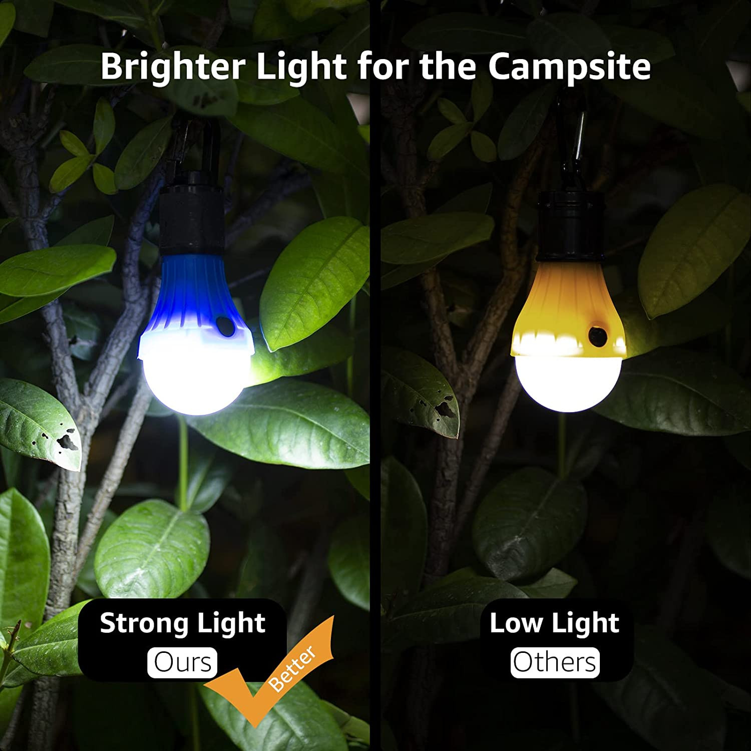 Lepro Portable LED Camping Lantern, Camping Essentials with 3 Lighting Modes, Ha