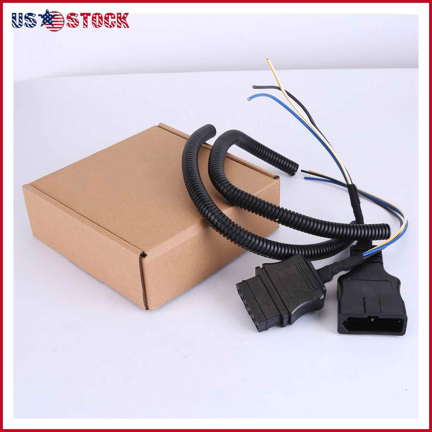 New Control wiring harness Fit For Fisher and Western 3 plug plows US Stock US
