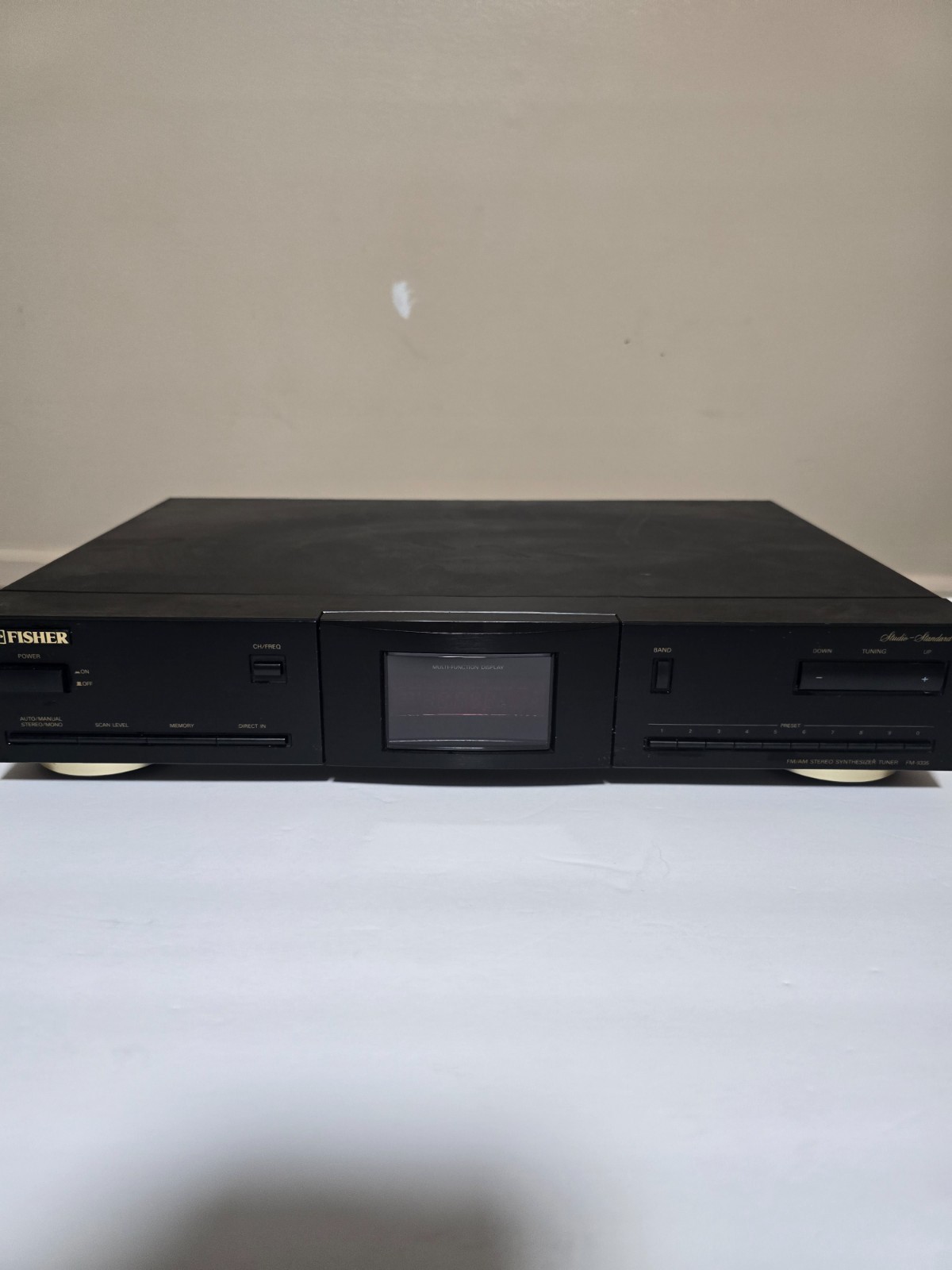 Fisher AM/FM Stereo Synthesizer Tuner FM-9335 Tested Works! Home Audio