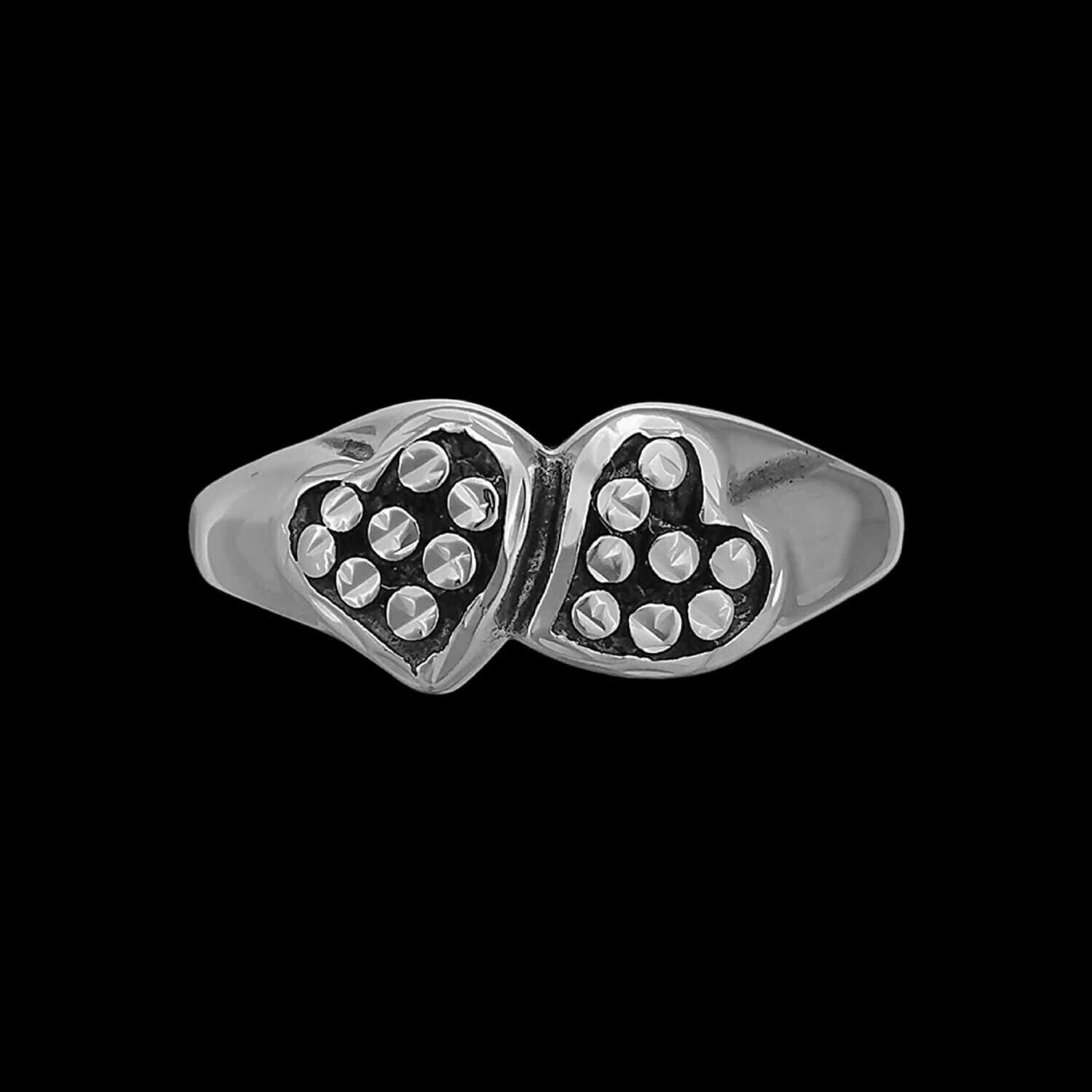 Heart Ring, Diamond Heart Ring, Navajo Ring, Native American Handmade...
