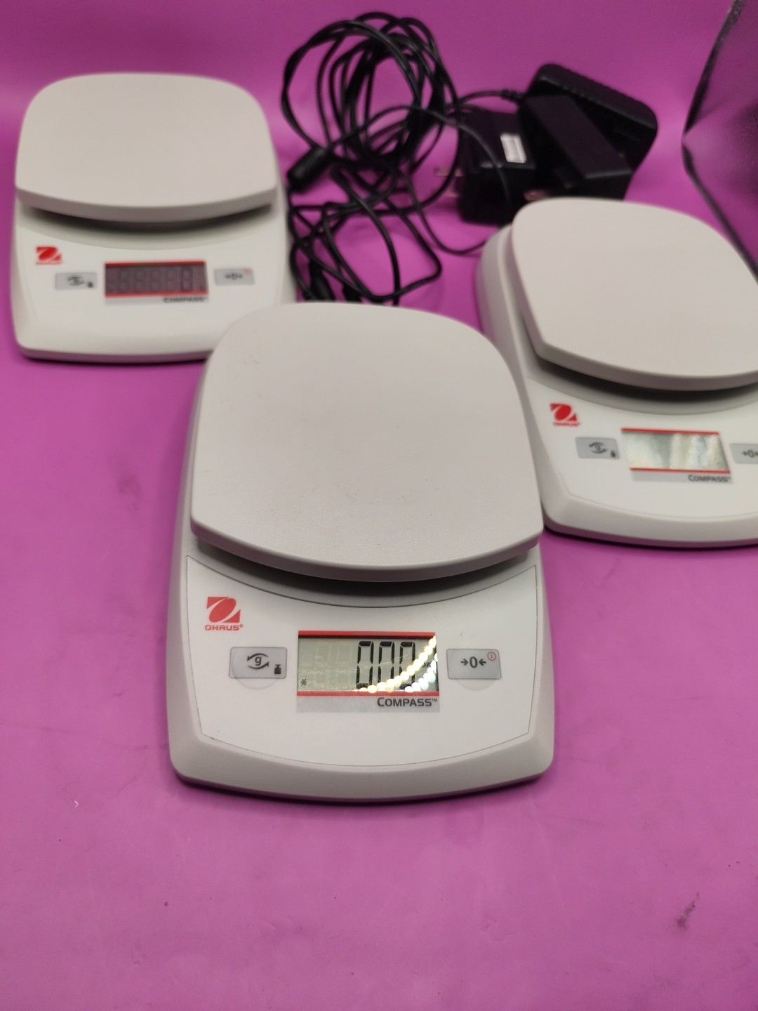 Ohaus Compass Scale CR2200 2200 Gram Battery Or Plug In Wonderful Scale oz gram