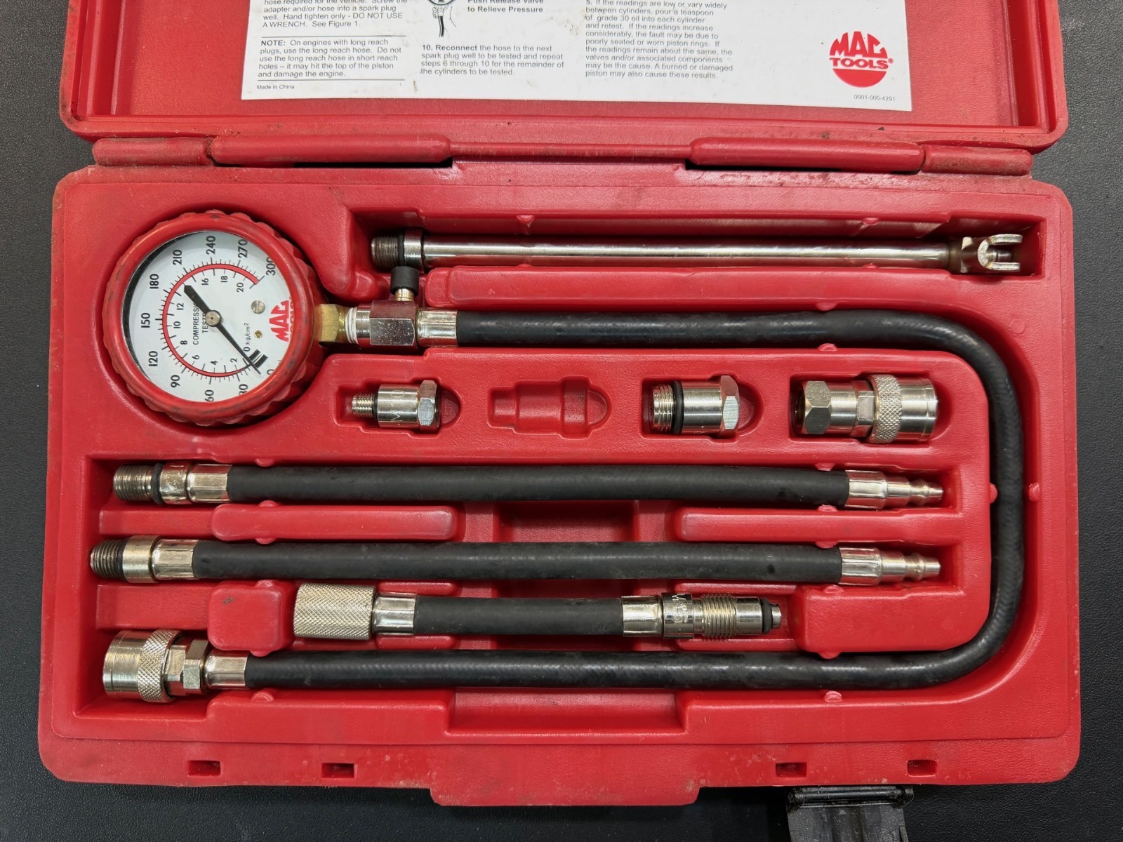 Mac Tools CT155 Deluxe Compression Test Kit