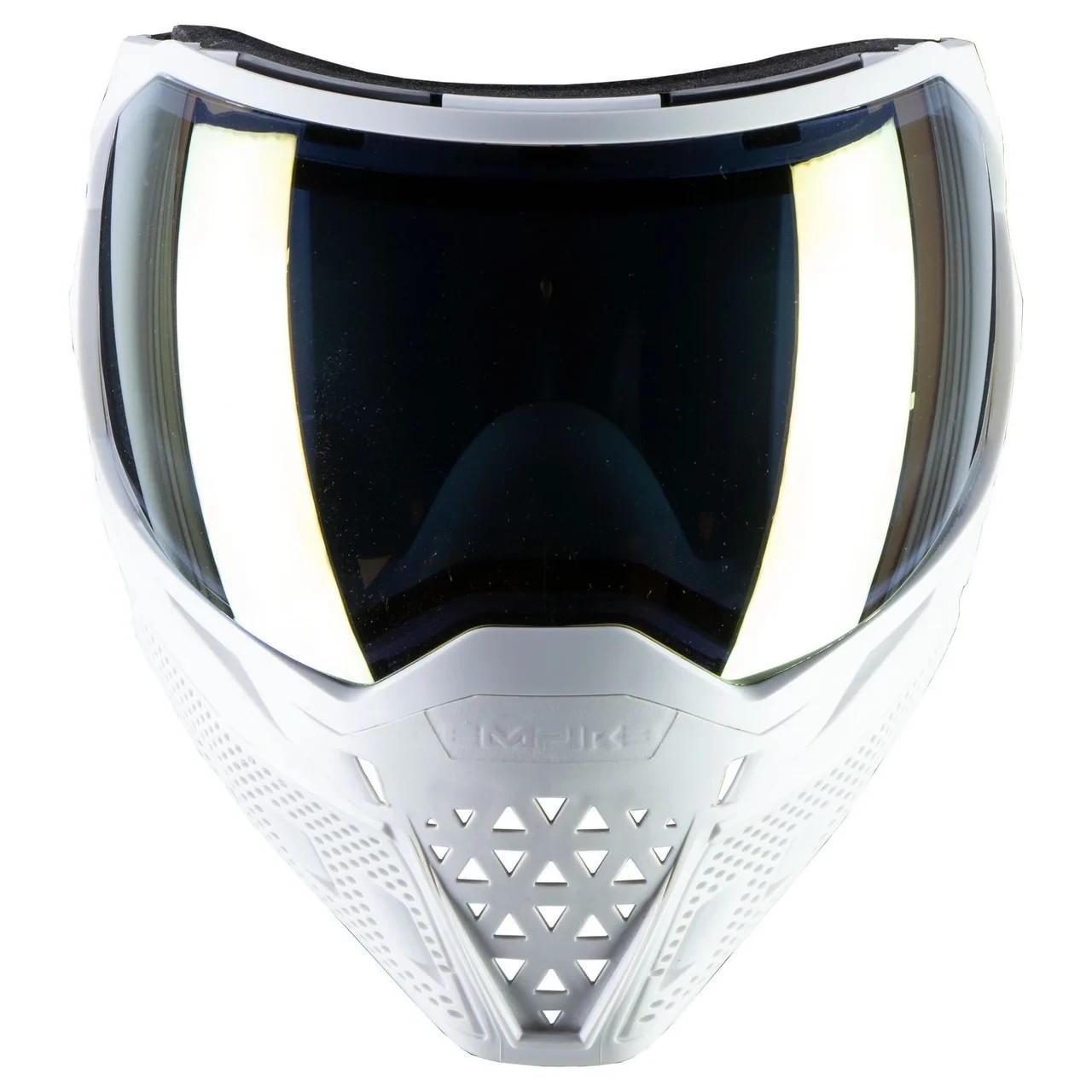 Empire EVS Paintball Goggles/Mask - White/White w/ Ninja and Clear Lenses