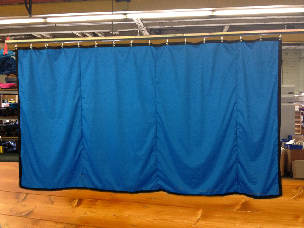 Royal Blue Curtain/Stage Backdrop/Partition, Non-FR, 9 H x 20 W
