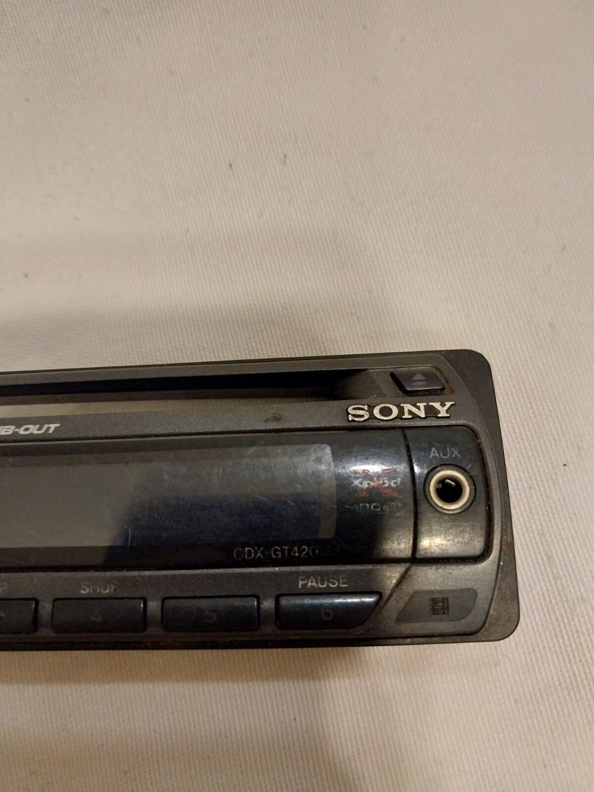 sony cdx-gt420ip faceplate only