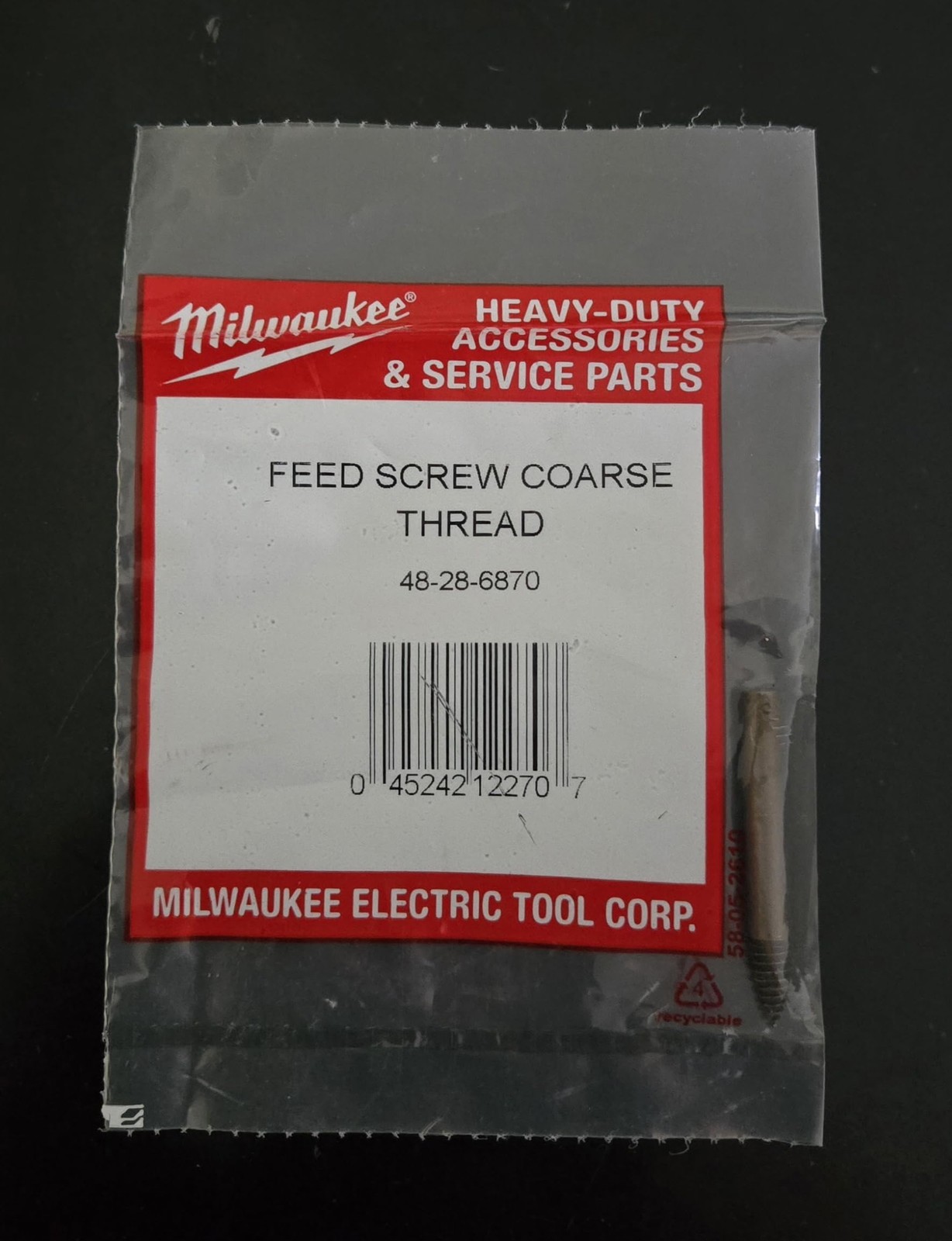 Milwaukee 48-28-6870 Self Feed Screw, 1-2 9/16" Bits