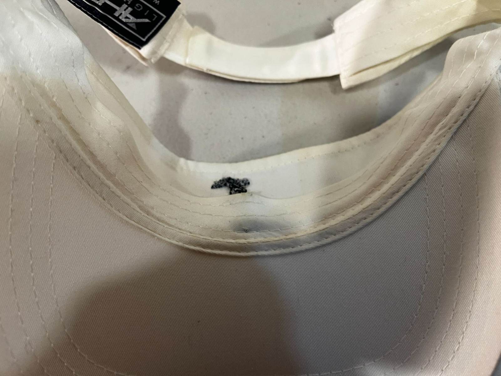 AHead Golf Swing Visor Adult Adjustable White Hat