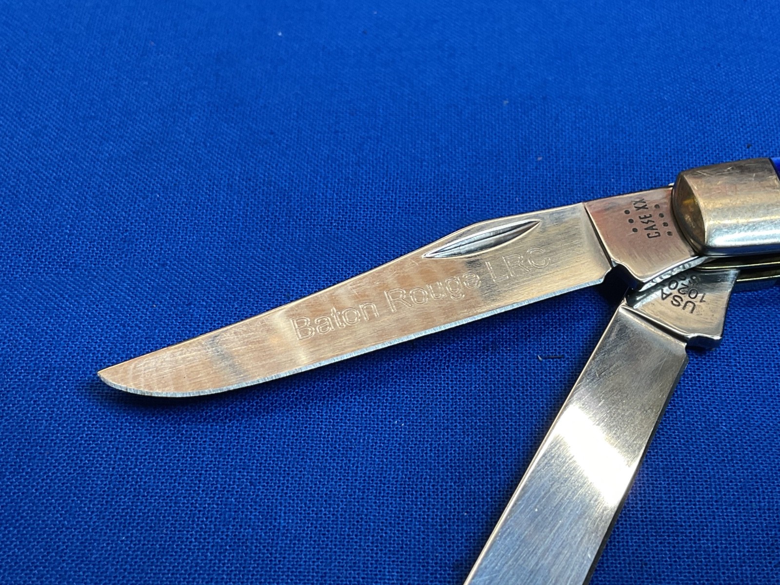 Case XX 10207 Blue Pearl Kirinite Mini Trapper USA