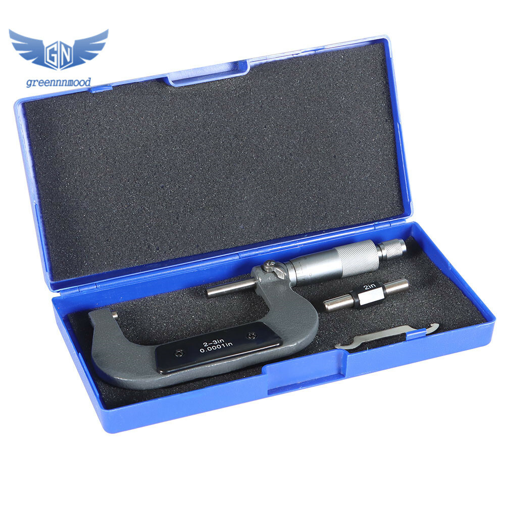 2-3" Precision Outside Micrometer 0.0001" Carbide Tipped New