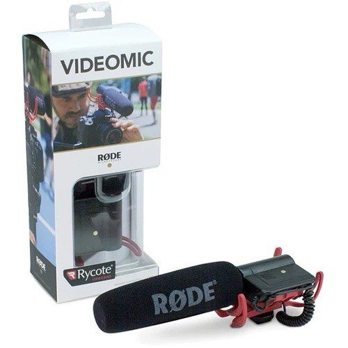 RØDE VideoMic Shotgun OnCamera Mic 3.5mm TRS Shoe Mount High Pass PAD Never used