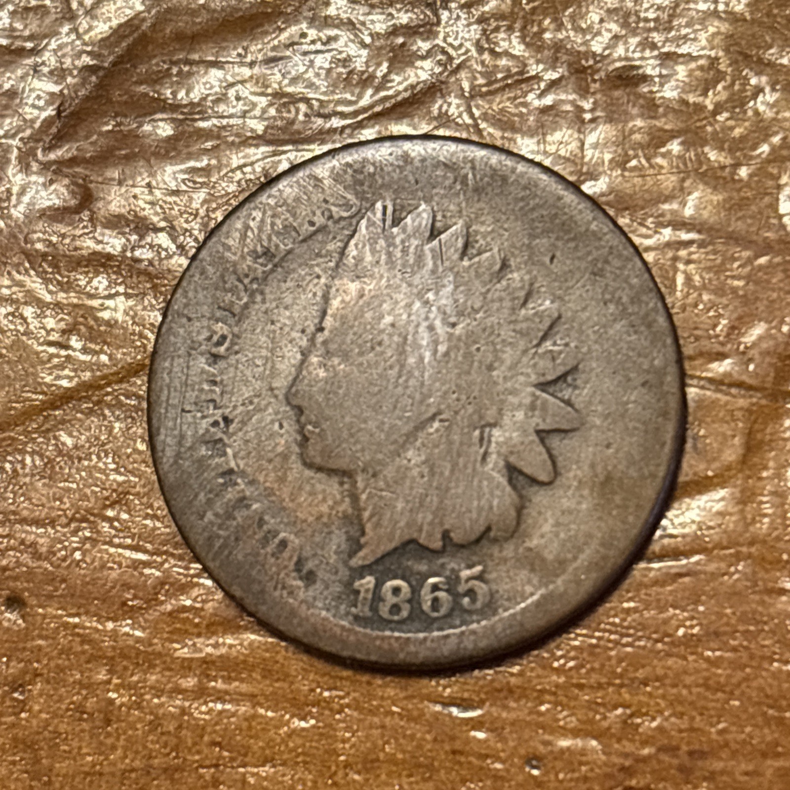 1865 1C Indian Cent