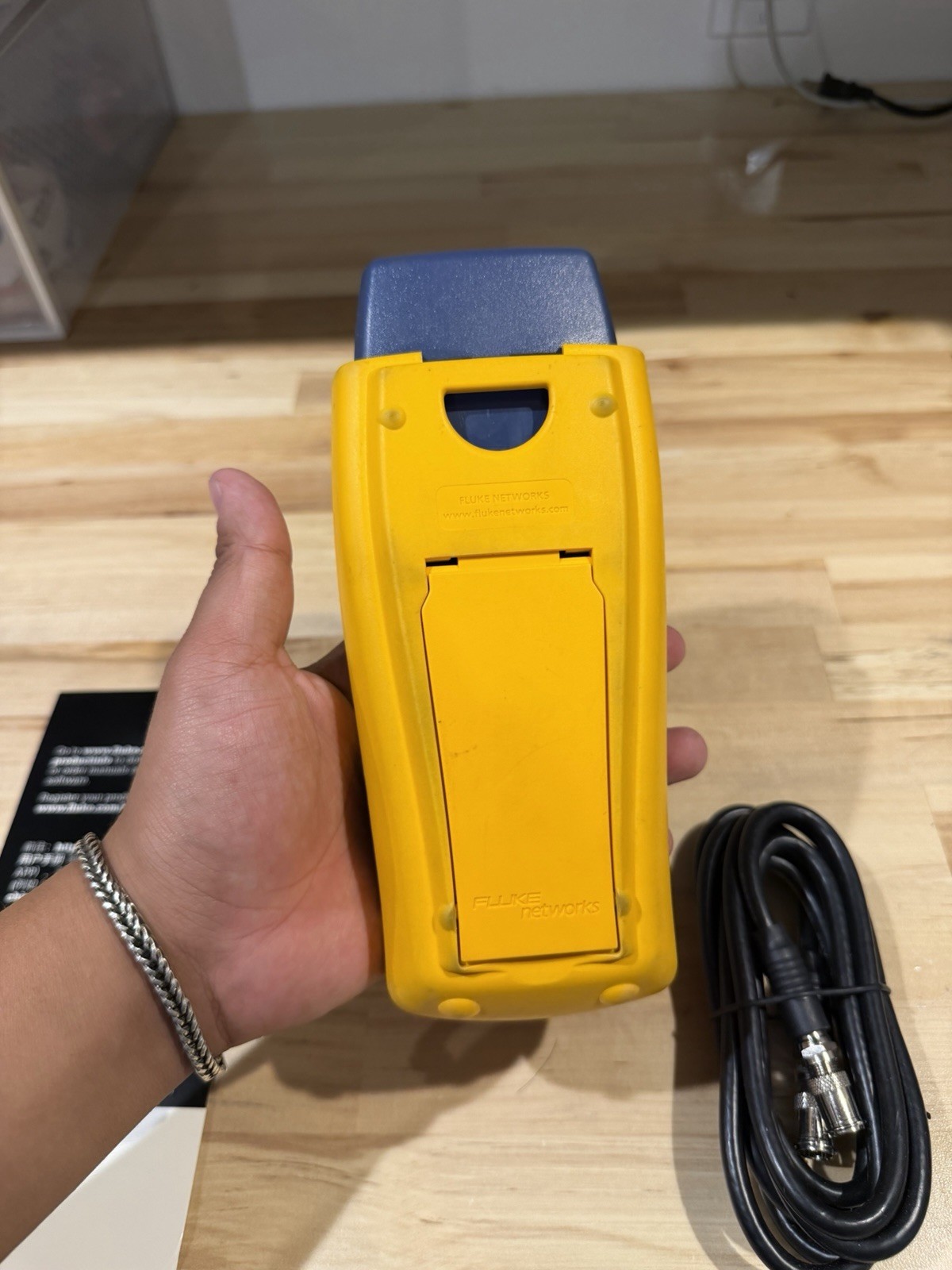 FLUKE NETWORKS CABLE IQ QUALIFICATION TESTER (TESTED) SHIPS FAST