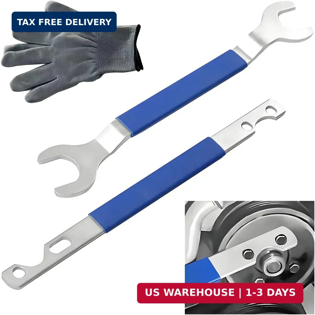 Fan Clutch Removal Tool Kit 32mm 36mm Wrench Water Pump Holder BMW Ford GM