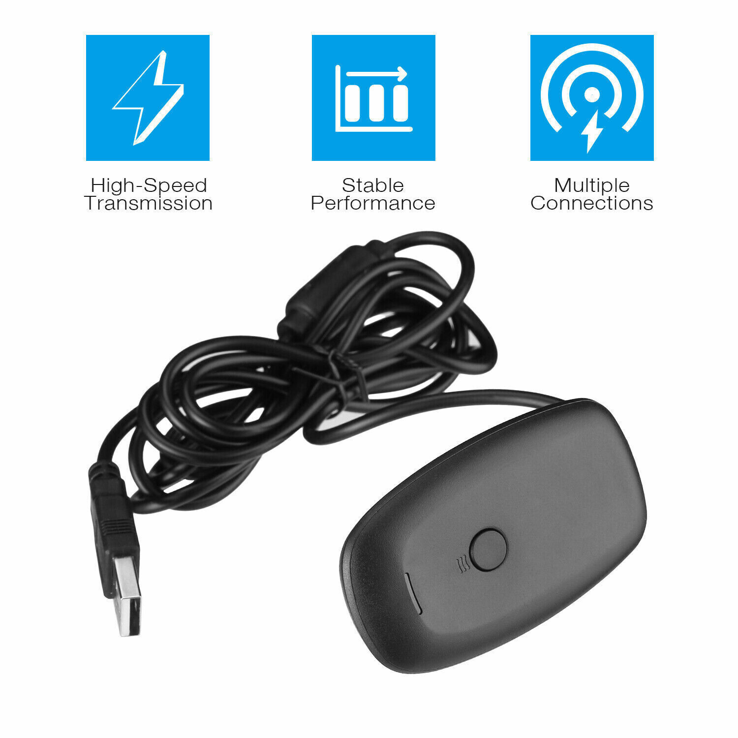 PC Wireless Gaming Receiver USB Adapter For Microsoft Xbox 360 Controller