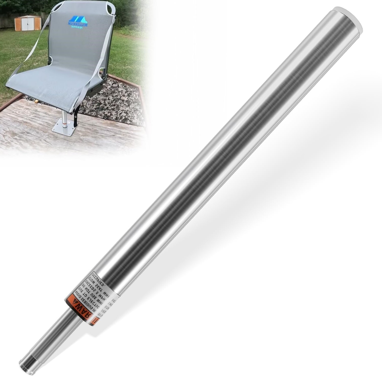Lock'N-Pin 3/4" Boat Seat Pin Post SP-2164 Non-Threaded Boat Seat Mount Marine
