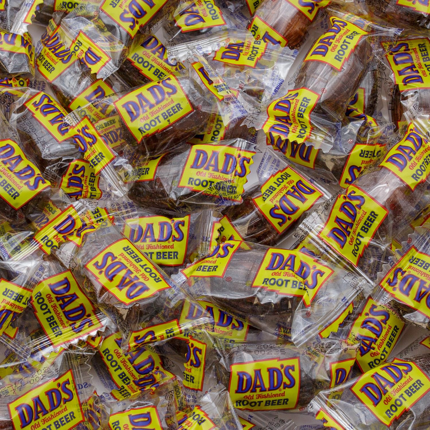 Dads Root Beer Barrels Hard Candy 1 Lb - Individually Wrapped, Original Old Fash