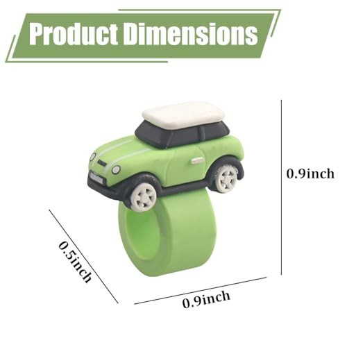 HZEL Car Engine Start Stop Button Cover, Vehnicle Model Push to Lime Green