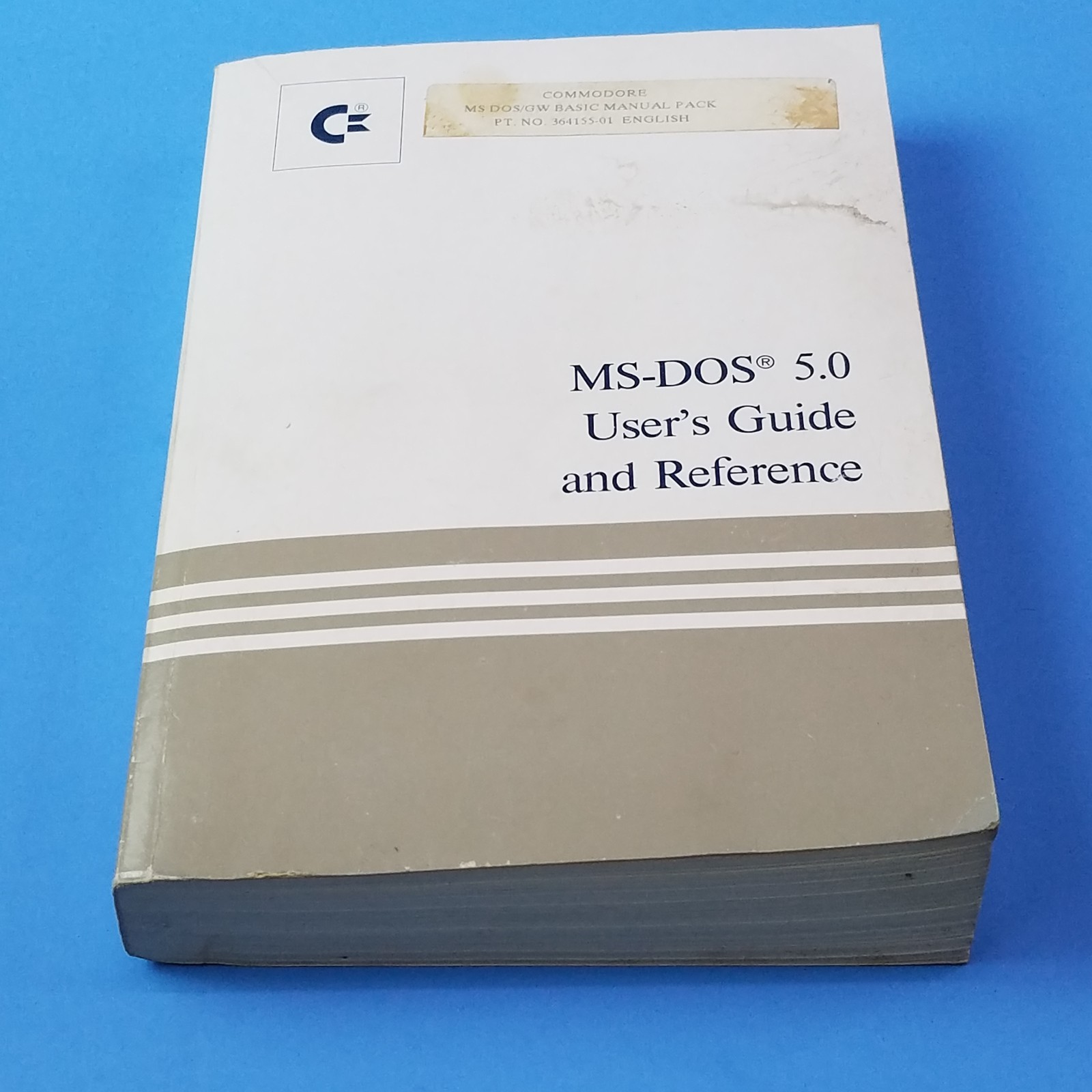 Commodore Personal Computer MS Dos 5.0 Users Guide/Users Reference