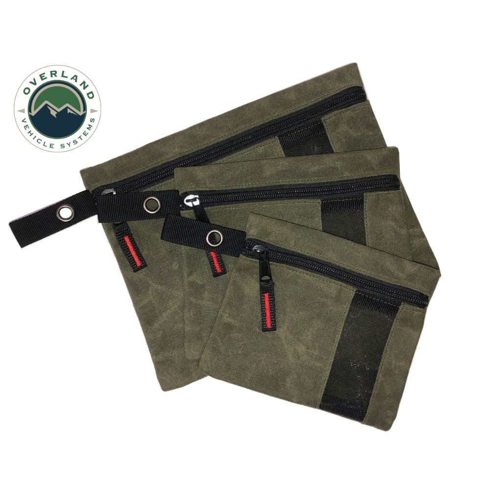 Overland 3 Individual Small Bags Waxed Canvas - 21069941