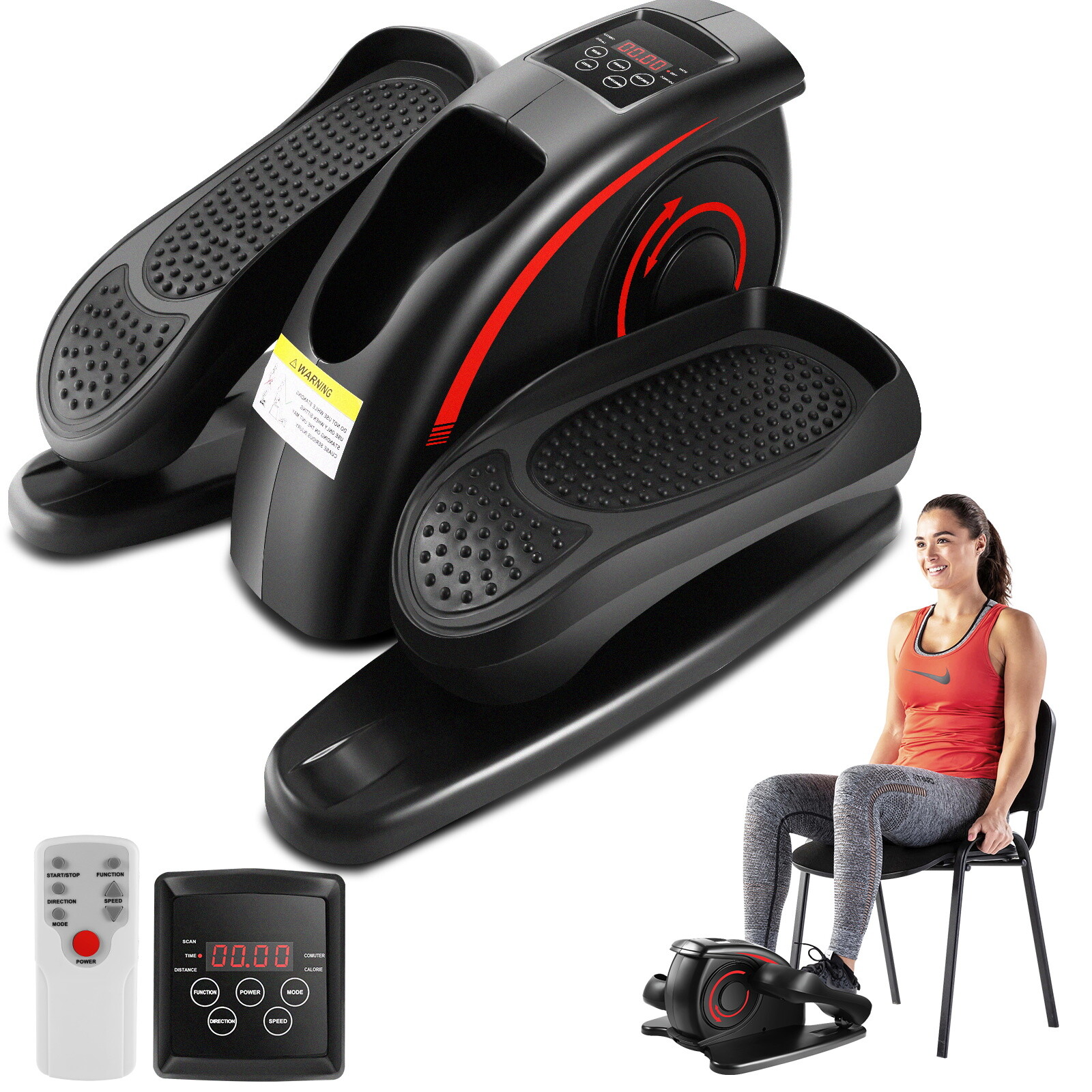 Ellipse Electric Elliptical Machine Under Desk Leg Exerciser for Home