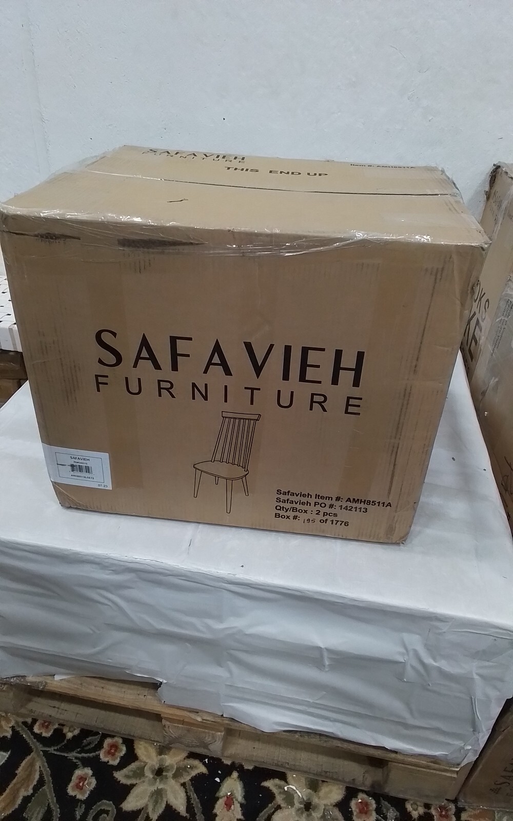 Safavieh BURRIS SIDE CHAIR, Reduced Price 2172744265 AMH8511A